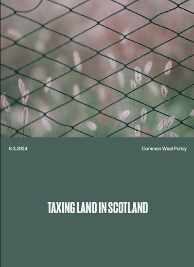 Photograph of Taxing Land In Scotland And Replacing Council Tax