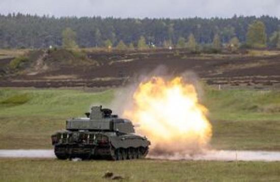 Photograph of British Army's Most Lethal Ever Tank Challenger 3 Undertakes Live Firing