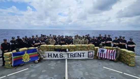 Photograph of Royal Navy Seizes More Than £500m Of Drugs In Caribbean Sea