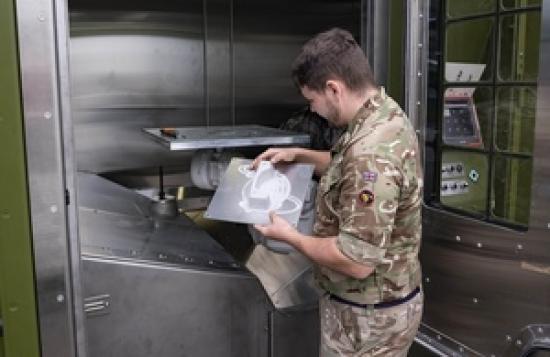 Photograph of World-leading 3d Printer Used By British Army In The Field For First Time