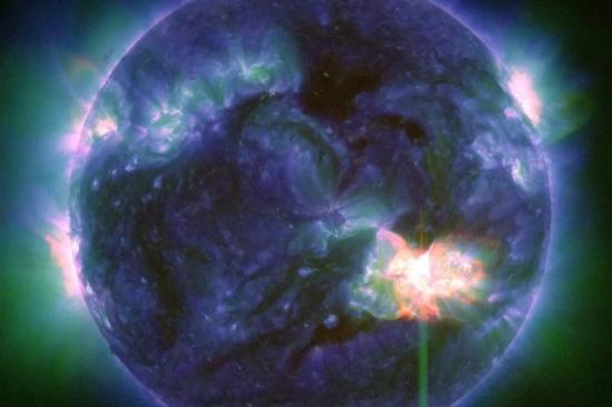 Photograph of Space weather and the National Space Operations Centre (NSpOC)