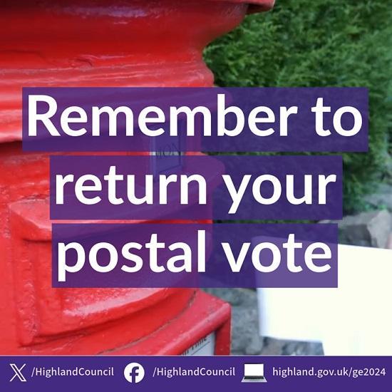 Photograph of Postal Voters Urged To Make Their Vote Count