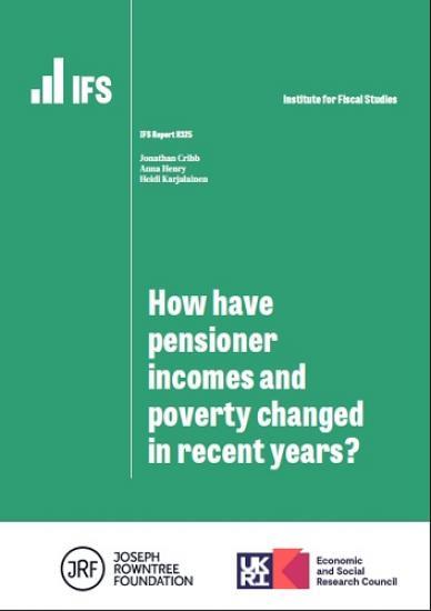 Photograph of How Have Pensioner Incomes And Poverty Changed In Recent Years?