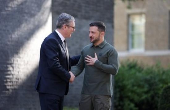 Photograph of PM Meeting With President Zelenskyy Of Ukraine