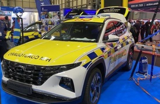 Photograph of Hm Coastguard Showcases Drones And Electric Vehicles At Emergency Services Show