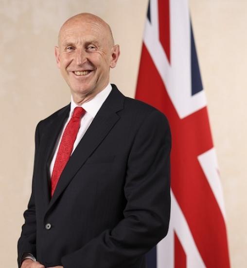 Photograph of Defence Secretary John Healey Provided An Update To The House Of Commons On The War In Ukraine