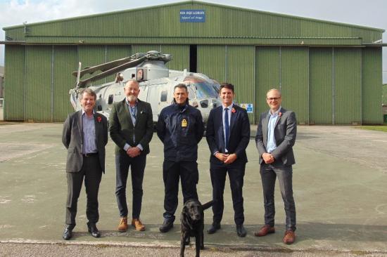 Photograph of DIO And Royal Navy Sign Contract For Construction Project In Cornwall