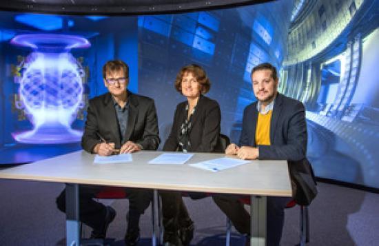 Photograph of IBM, STFC and UKAEA collaborate on fusion energy design