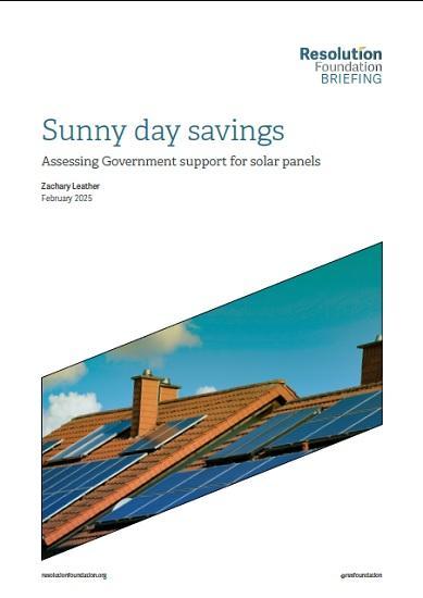 Photograph of Rooftop solar panels can cut energy bills by almost a quarter - but without targeted support households in poorer areas will miss out