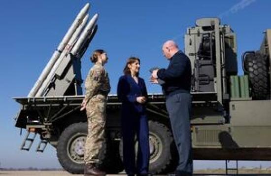 Photograph of First £752 million tranche of loan sent to Ukraine for military equipment