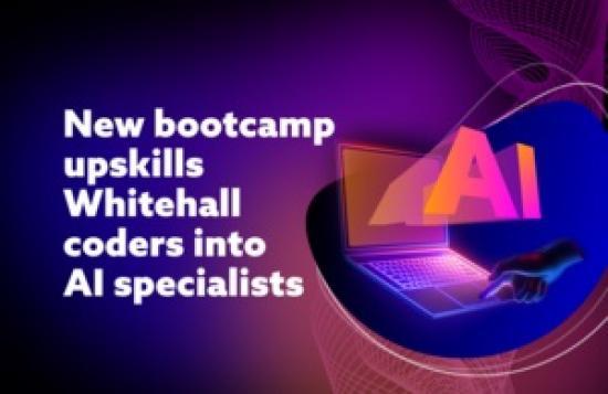 Photograph of New bootcamp upskills Whitehall coders into AI specialists