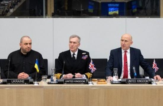 Photograph of £450M surge of military support to boost Ukraine's Armed Forces as UK and Germany chair meeting of 50 nations
