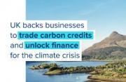 Thumbnail for article : UK backs businesses to trade carbon credits and unlock finance