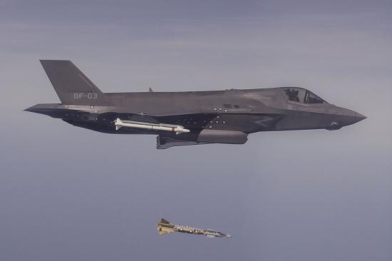 Photograph of Statement on air strike against Houthi military facility in Yemen - 29 April 2025