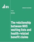 Thumbnail for article : The relationship between NHS waiting lists and health-related benefit claims