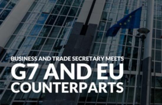 Photograph of Bank on the UK in volatile times' Trade Secretary tells G7 and European businesses