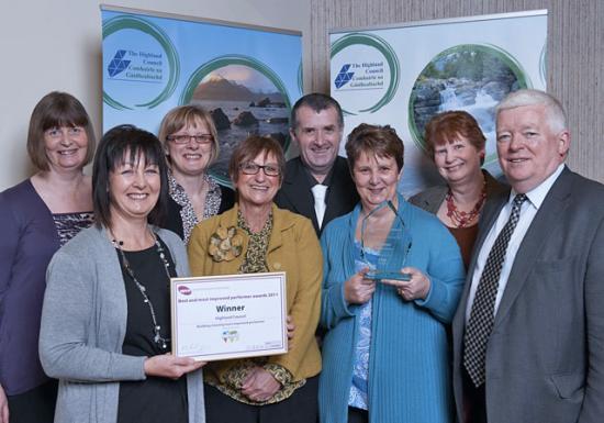 Photograph of Council's Cleaning Team Receive National Excellence Award