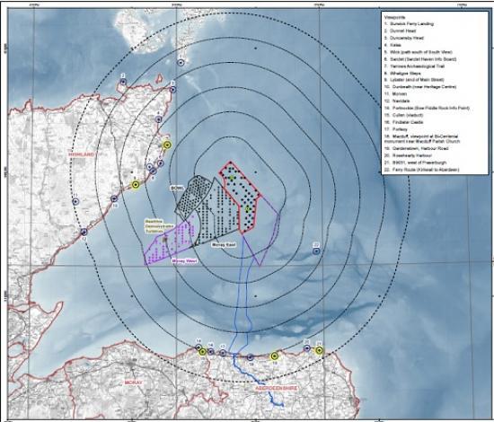 Photograph of Caledonia North Offshore Wind Farm Planning Application today 6 August