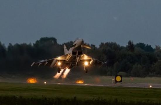 Photograph of UK fighter jets to join NATO operation to bolster European security