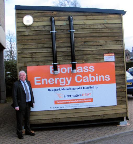 Photograph of Big Savings For Council With Biomass Energy Cabins