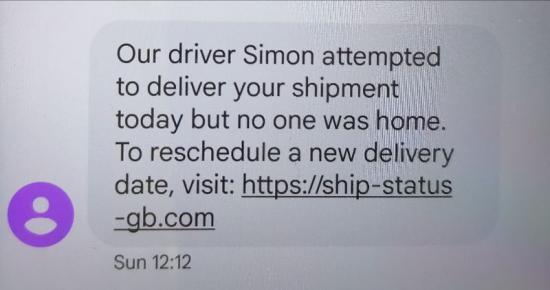 Photograph of Trading Standards - Delivery Scams