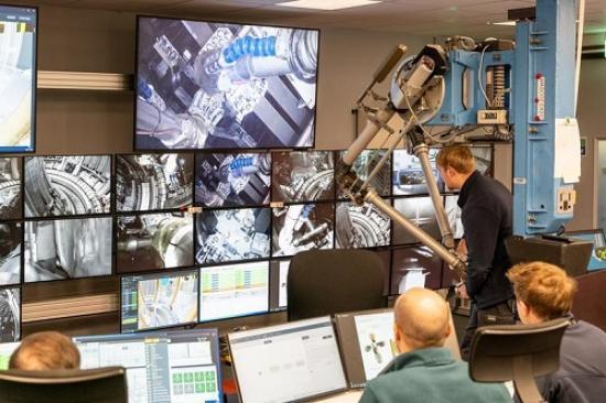 Photograph of Impact of years of fusion experiments revealed by JET