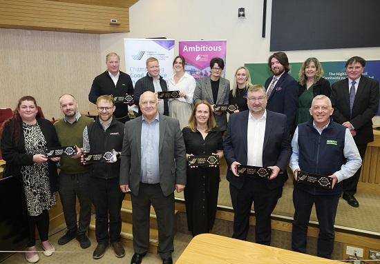 Photograph of Eight Highland companies awarded new Highland Employer Charter accreditation