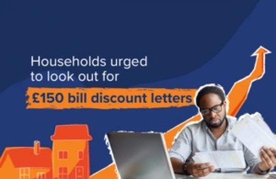 Photograph of Families to receive letters confirming £150 off energy bills