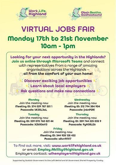 Photograph of Highland wide virtual jobs fair coming soon