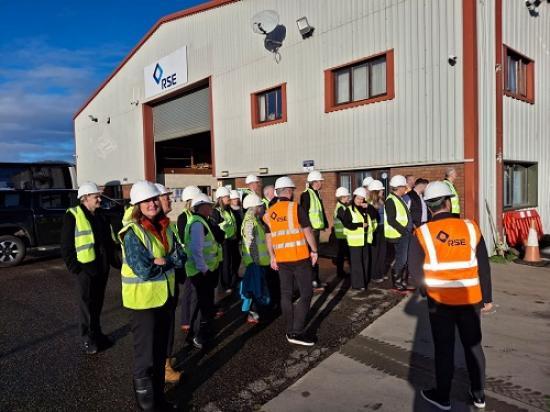 Photograph of Board visit highlights growth and innovation in the Inner Moray Firth