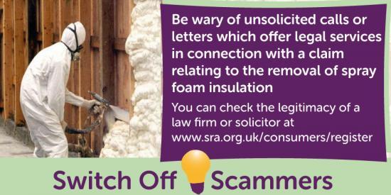 Photograph of Trading Standards - Insulation Compensation Scams
