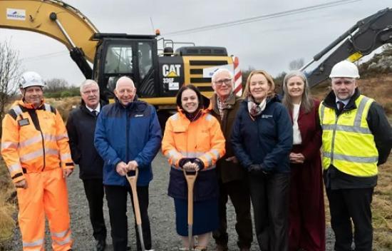Photograph of £3.4m HIE investment in Arnish Road, Stornoway