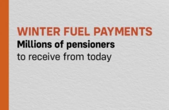 Photograph of Millions of pensioners to receive Winter Fuel Payments from today