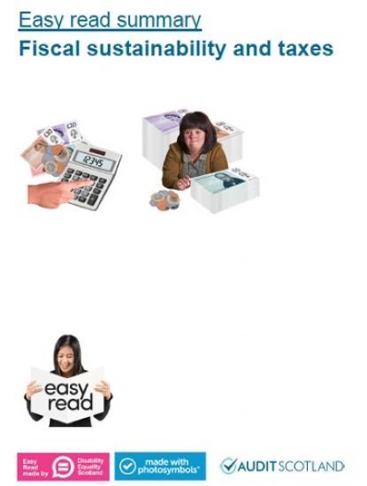 Photograph of Fiscal sustainability and taxes - The Easy Read