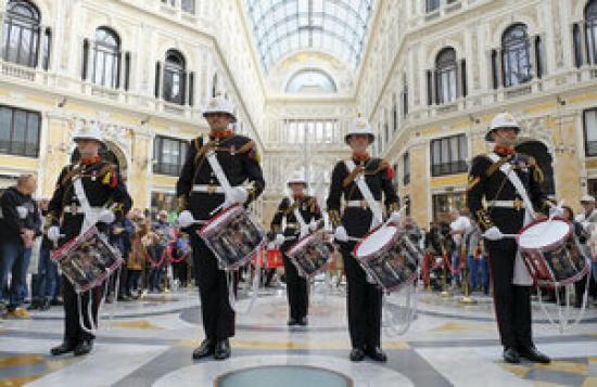 Photograph of Carrier Strike Group (CSG) makes a stop in the Gulf of Naples