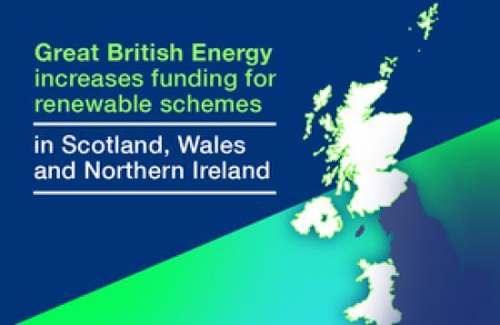 Photograph of Great British Energy backs Scotland, Wales and Northern Ireland
