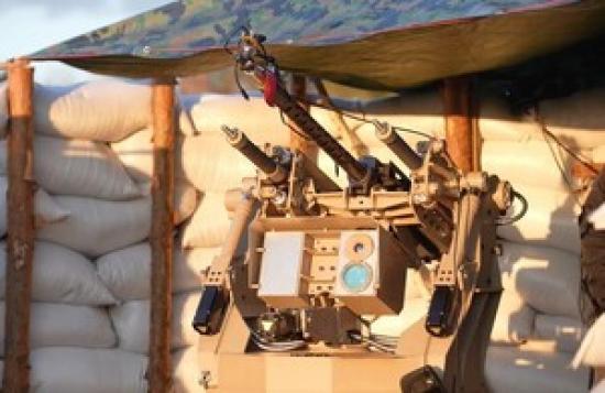 Photograph of UK sends automated turrets and missiles to shoot down Russian drones, as part of £600 million air defence package for Ukraine