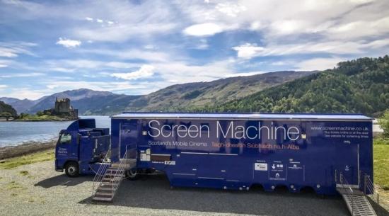 Photograph of Screen Machine to be brought back to rural communities