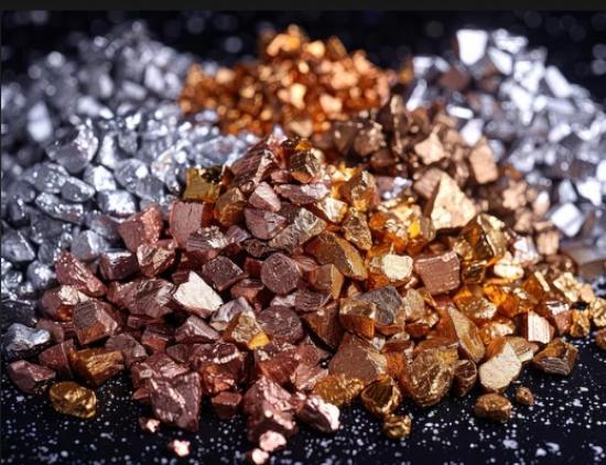 Photograph of Gold, Silver, Copper - $4500 an ounce - Still Rising today