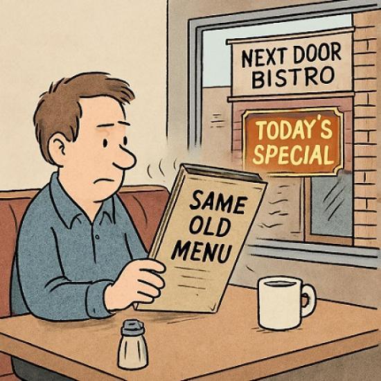 Photograph of  Same Old Menu