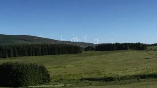 Photograph of Clashindarroch Wind Farm Extension near Dufftown in Moray Approved