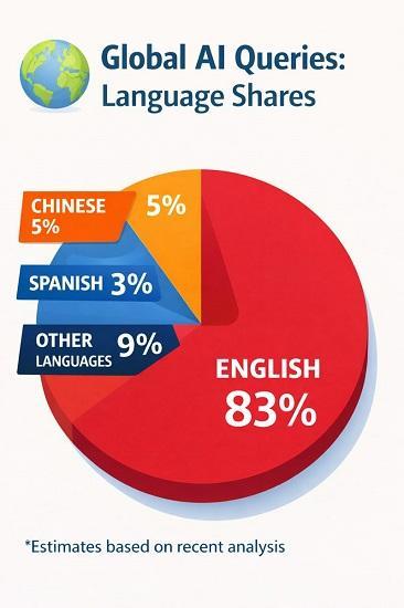 Photograph of The Global Language Landscape of AI Interactions
