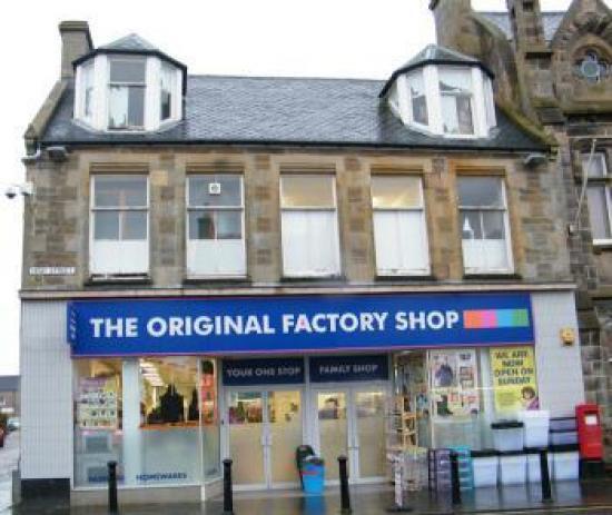 Photograph of The Original Factory Shop In Thurso Under Threat of Closure As Company Goes Into Administraion