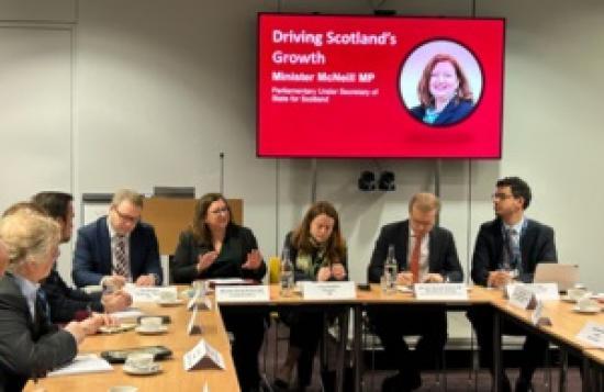 Photograph of UK Government initiative to accelerate investment in Scotland