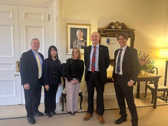 Photograph of Asia Pacific interest in the Highlands and Islands at all time high