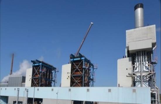 Photograph of New chapter for the Sellafield skyline as Fellside units are demolished