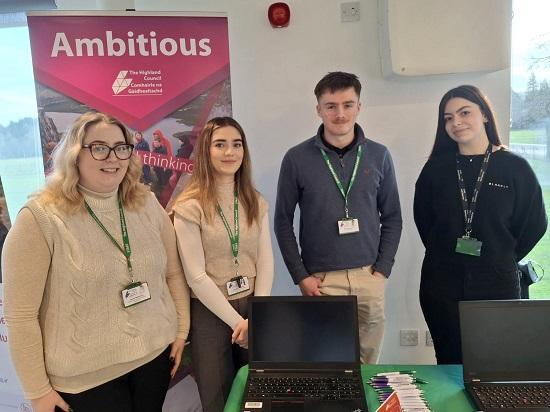 Photograph of Highland Council Graduate Apprentices support Scottish Apprenticeship Week
