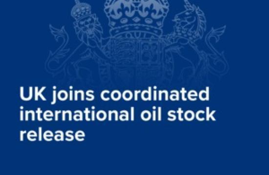 Photograph of UK joins IEA members in coordinated oil stock release