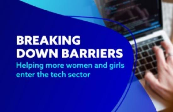 Photograph of Government breaks down barriers to help more women and girls enter the tech sector