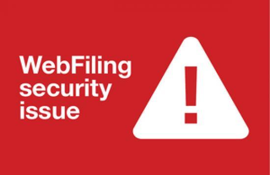 Photograph of Update on Companies House WebFiling security issue